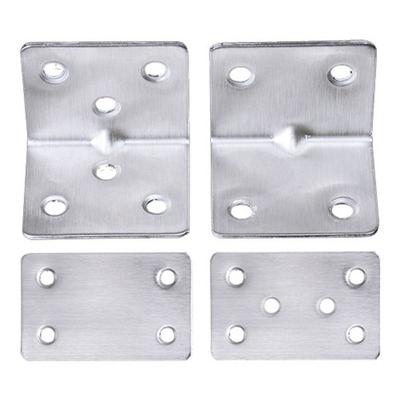 5 Stuks/set Universele Roestvrijstalen Meubelhoekverbinder L-vormige Bevestiger Driehoekige Beugel Hoekbeugel