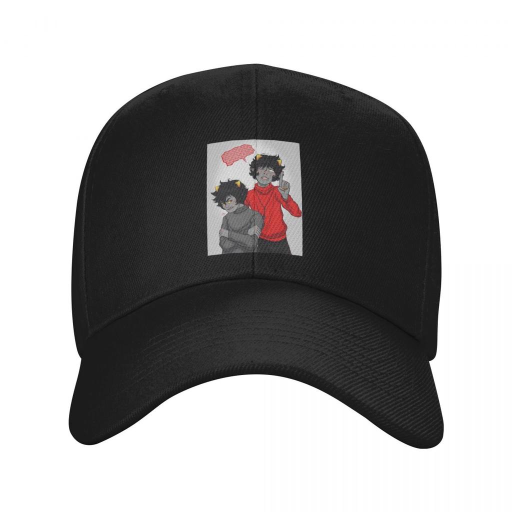 Homestucks Manga Karkat Vantas Print Baseball Caps Snapback Men Women Hats Adjustable Cap Hip Hop Baseball Hat Casquette