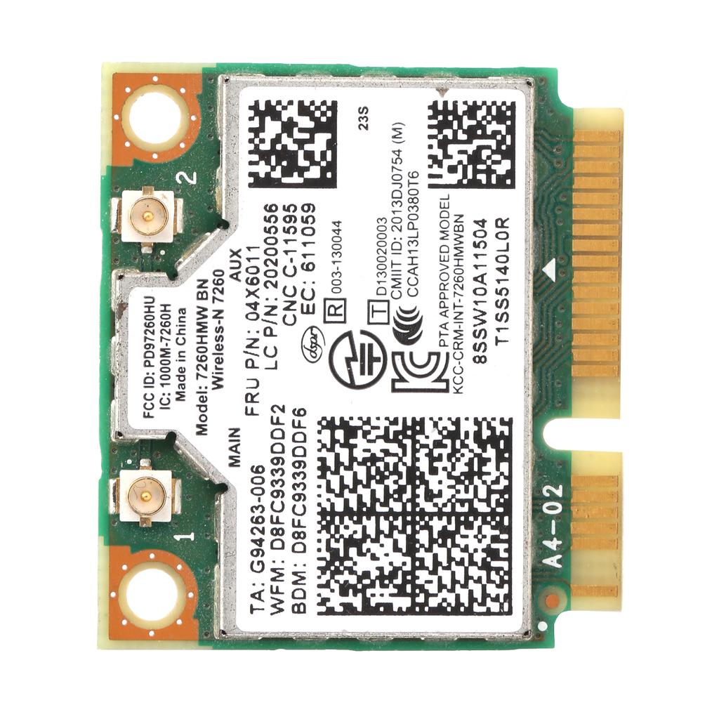 Mini PCIE Trådløst Wifi-kort BT 4.0 for Intel 04x6011 04w3815Lenovo k4350 k4250 7260HMW bn
