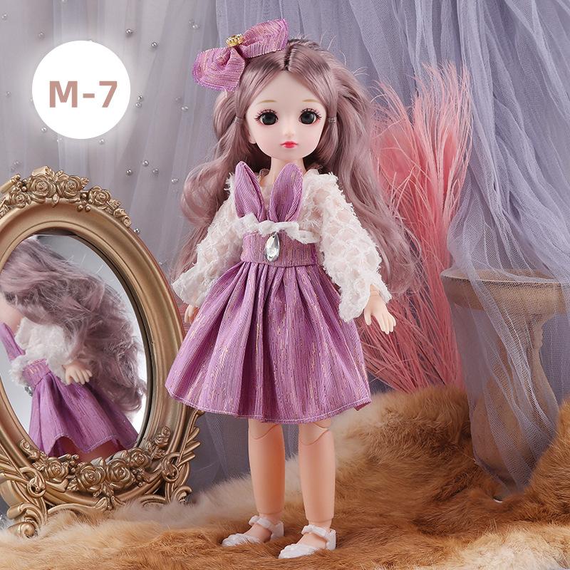 30cm Lori Doll Girl Simulation Princess Toy 23 Joint 6 Points BJD Doll Dress-up Birthday Gift