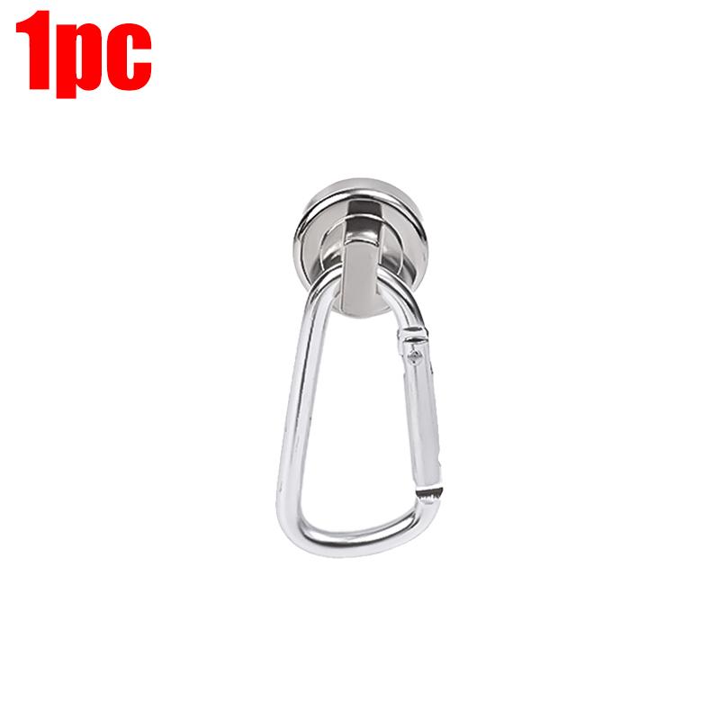 

1/5 шт. магнитные крючки-карабин, сильный неодимовый магнит с поворотным карабином, прочный магнитный крючок для кухни, ванной комнаты
