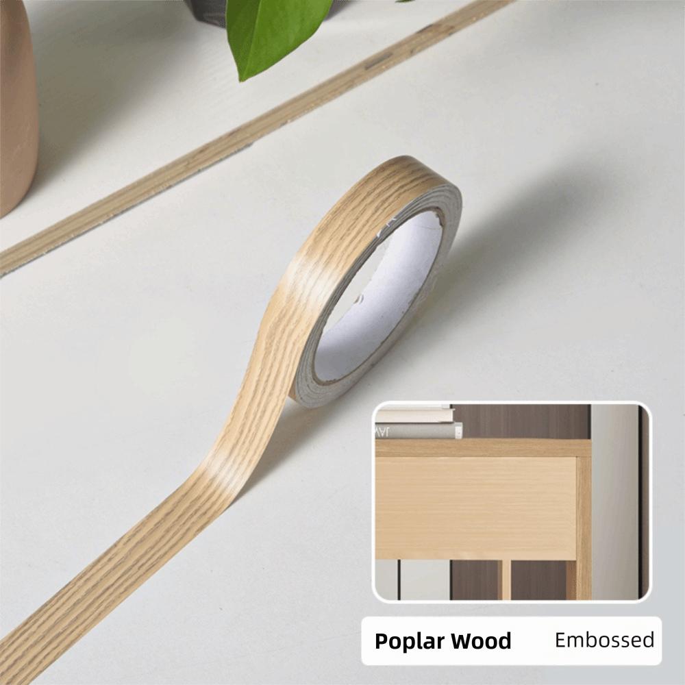 

Wood Grain Veneer Edge Banding Tape 2cmx10m Self-adhesive Beautiful Seam Stickers Glossy/Smooth Sanded Thicken Gap Sticker