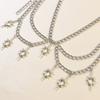 Adjustable Waist Chain Gothic Heart Hip Hop Belly Jewelry Accessory