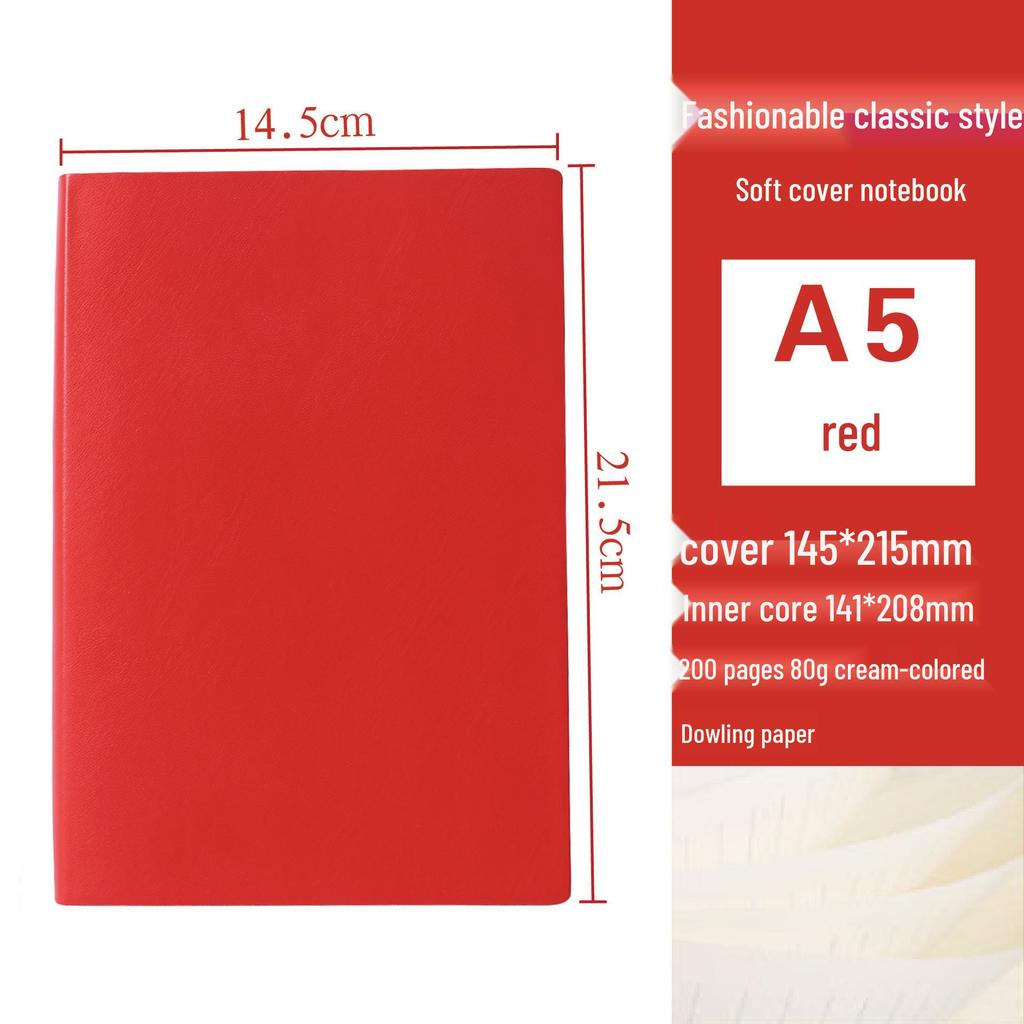 Korean Style Leather Cover Creative Diary Notebooks - Set of 5