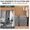 Large Capacity Storage Bags Foldable Clothes Storage Box Closet Organization Under-Bed Storage Closet