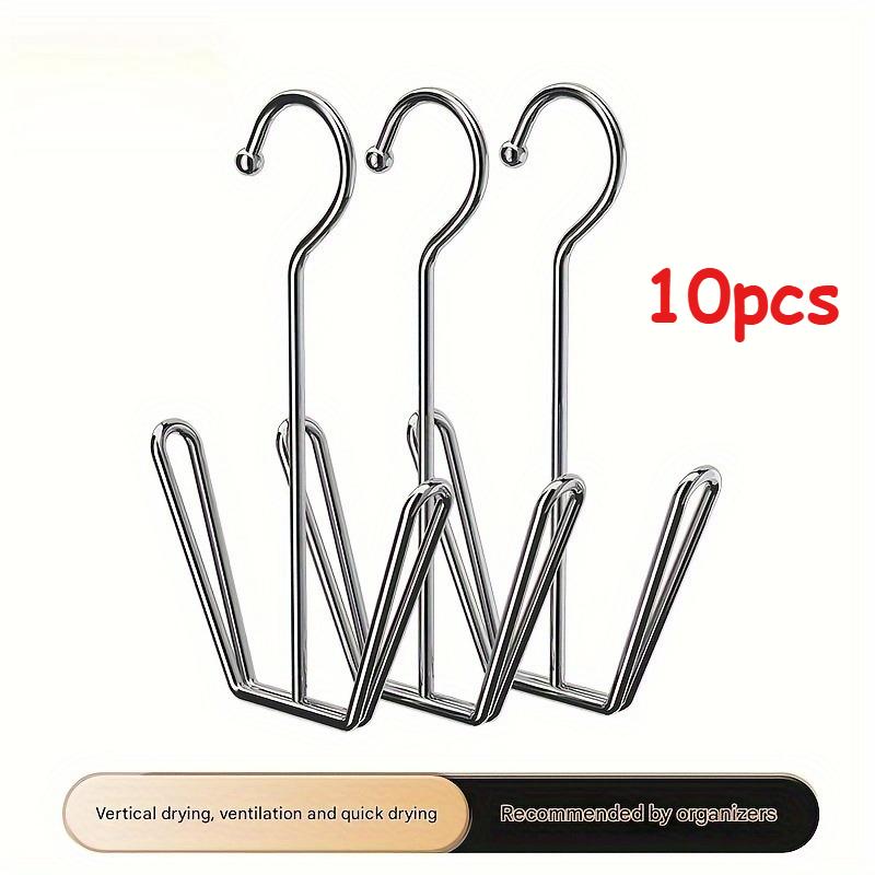 10pcs Stainless Steel Shoe Drying Rack - Windproof, Quick-Drying, Vertical Drying Ventilation, Drying Rack | Stainless Steel