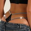 Low Waist Sexy Lace Transparent Panties Fine Women Double Strap Thong Sexy Lingerie Breath G-string Underwear Sensual Tangas