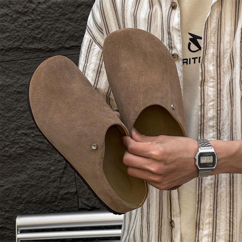 Unisex Retro Suede Slip-On Birkenstock Mules - Summer Breathable Clogs