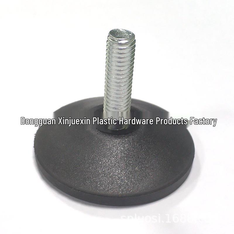 Adjustable Nylon Leveling Foot for Furniture with Plastic Base (Sizes: M6, M8, M10)