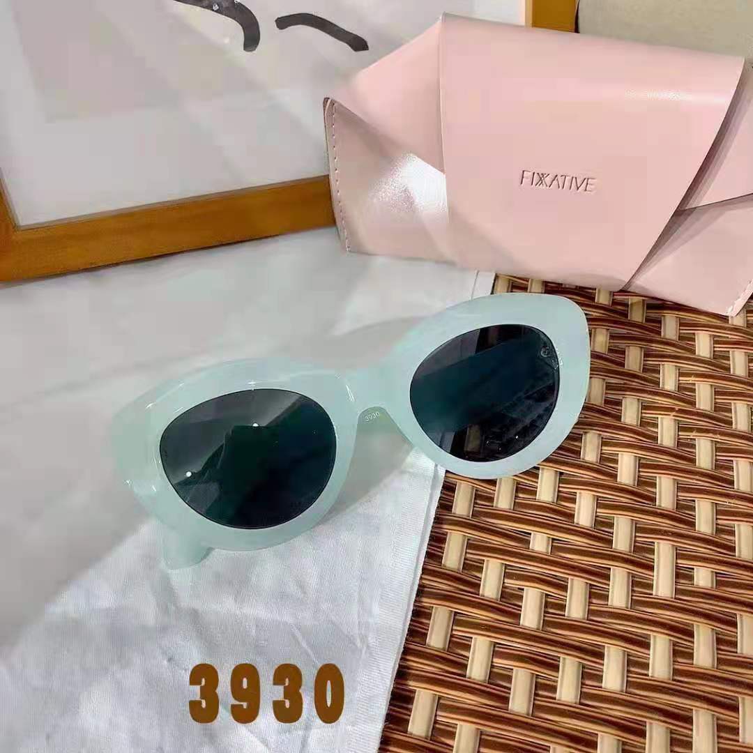 

European American Style Sunglasses Women Cat Eye Shape Anti-Reflective Sun Glasses Women Holiday Travelling Female Sunglass