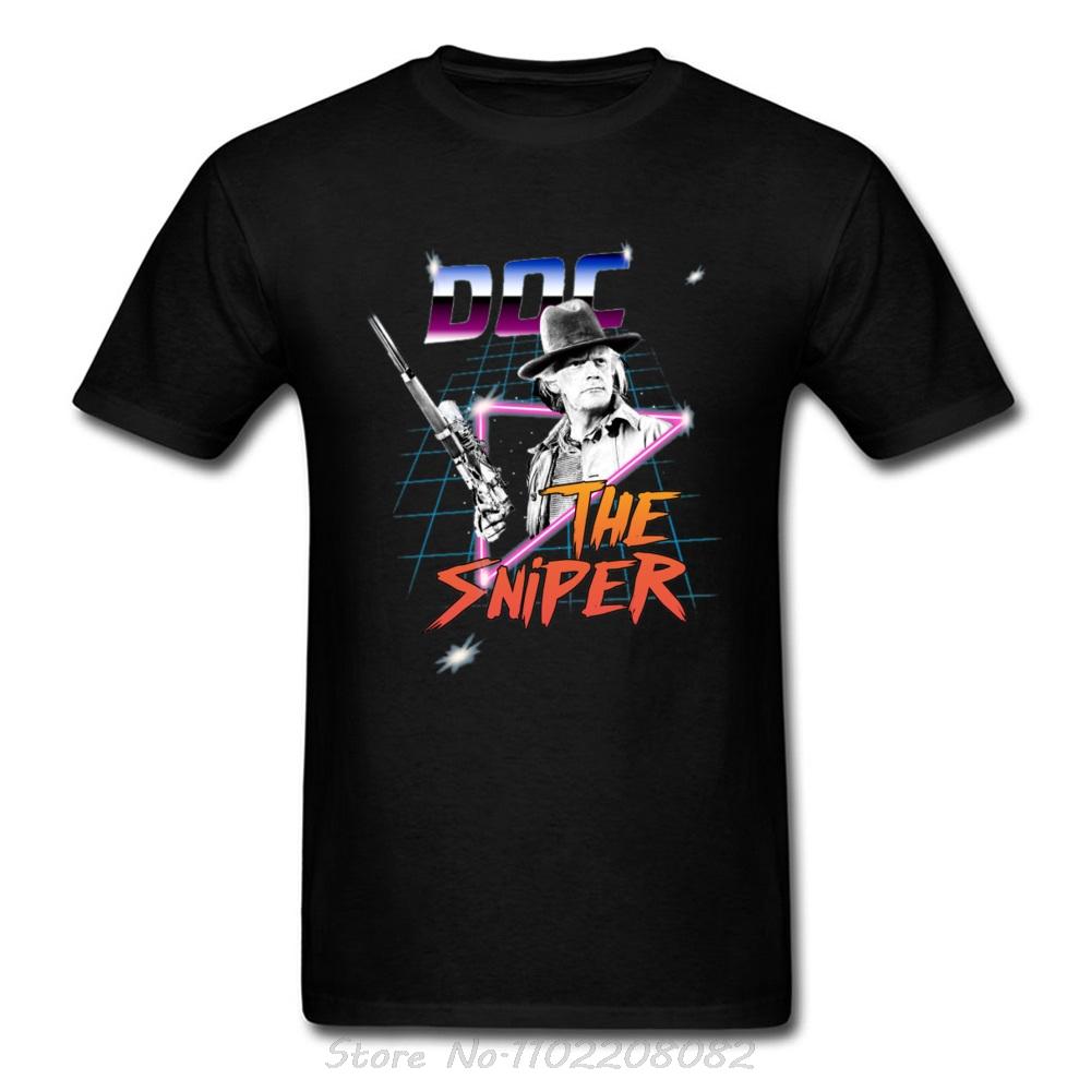 Back To The Future Science Movie TShirt Oversized Short Sleeve Unisex T Shirt Through Future Car Time Retro Tshirt Streetwear S