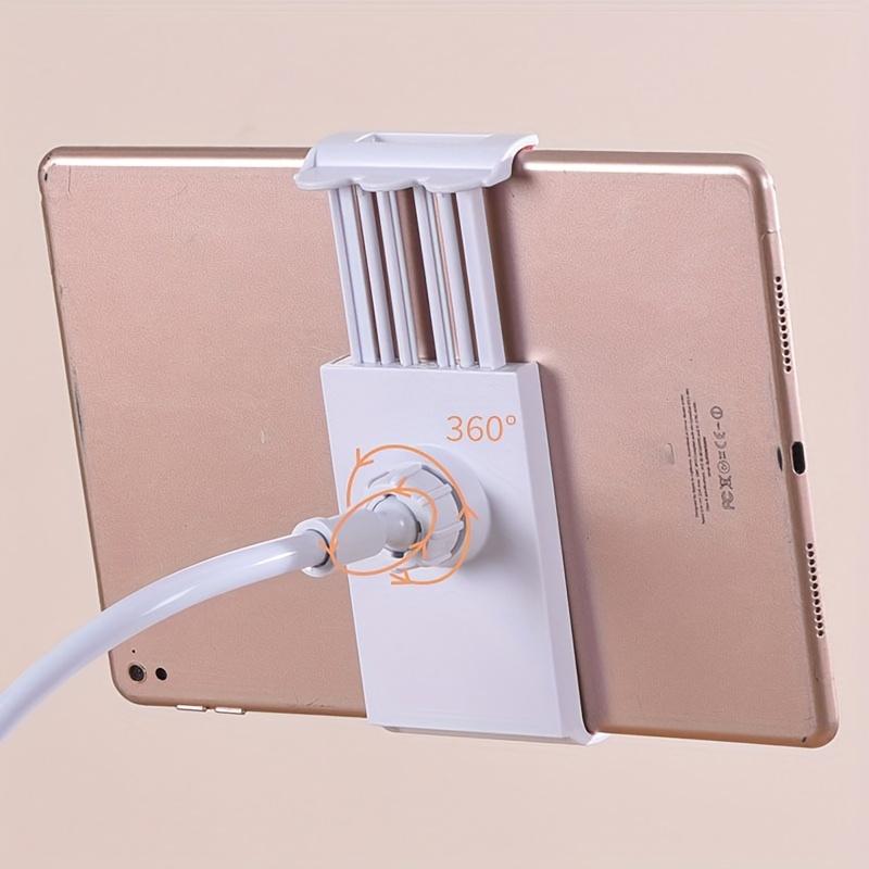 Adjustable Zinc Alloy Tablet Mount Stand - Universal 360° Rotating Holder for Mobile Phones and Tablets Up To 32.77cm,