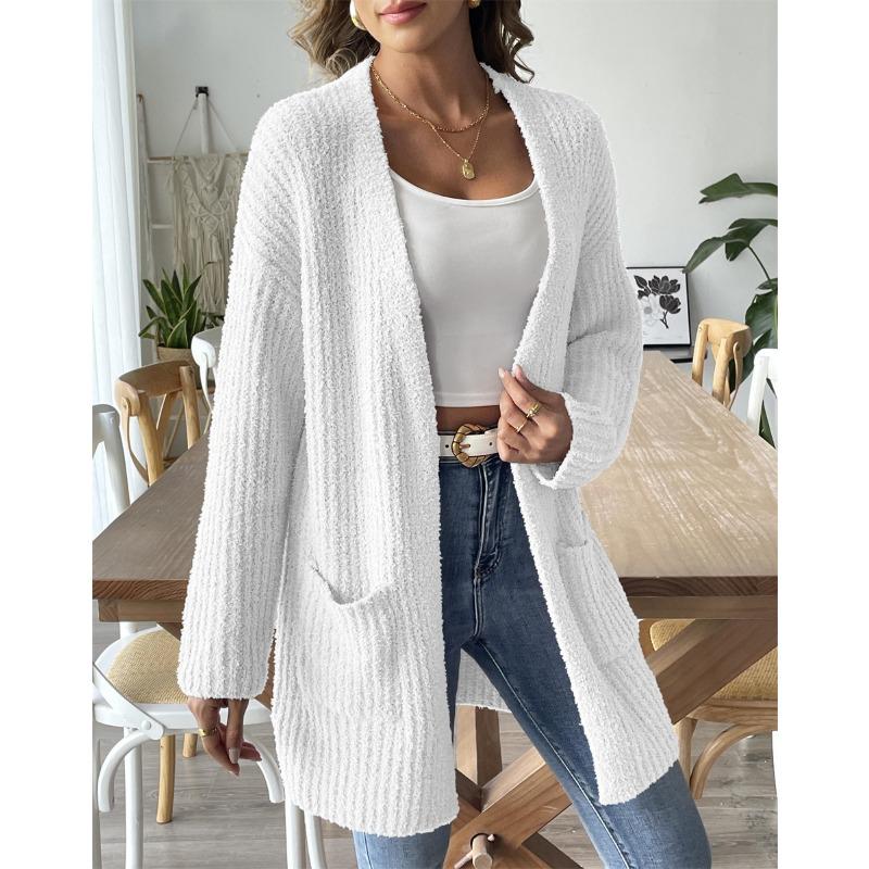 Women S Loose Long Sleeve Cardigan Sweater For Autumn Winter