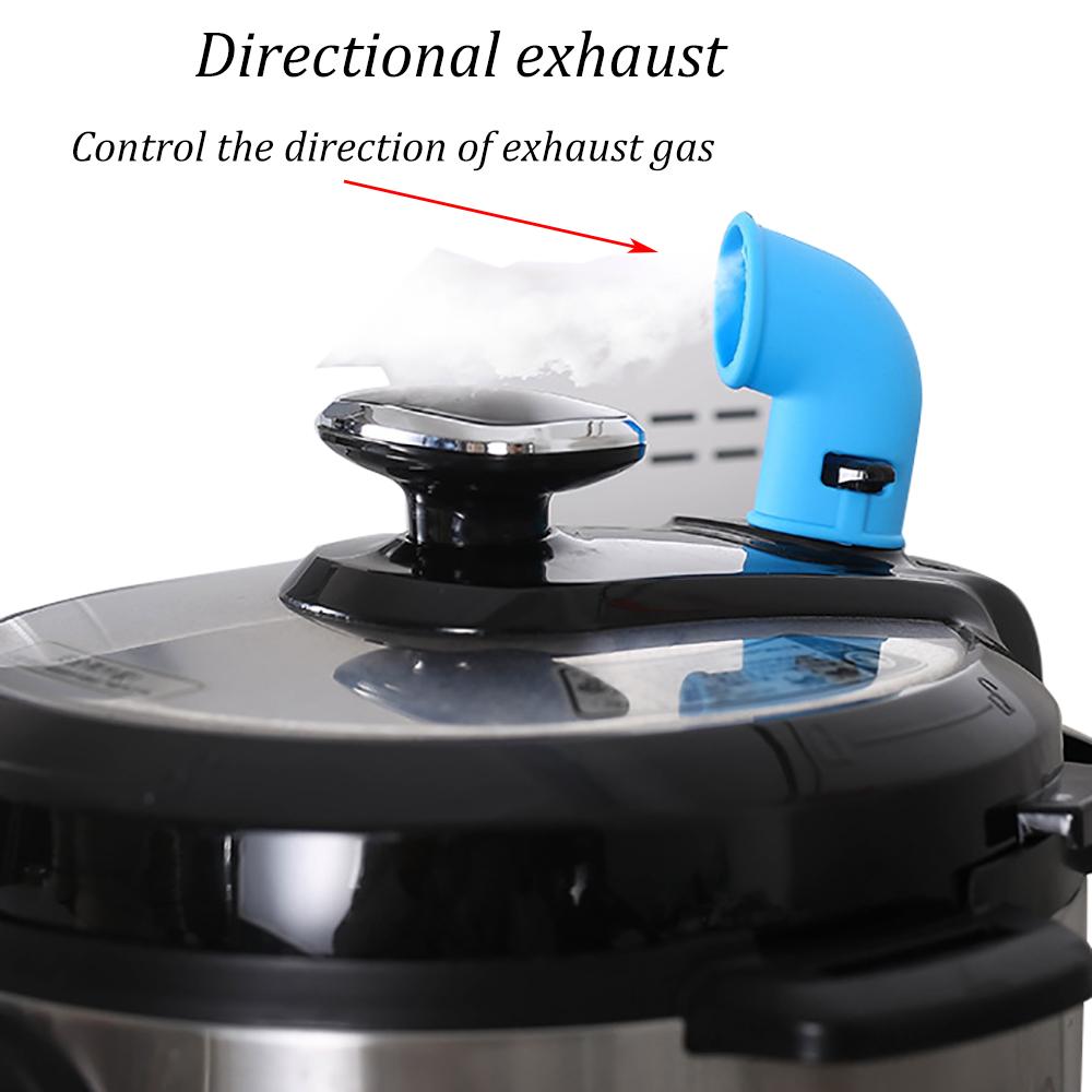 1Pcs Silicone Instant Pot Pressure Cooker Exhaust Pipe Exhaust Hole Multi Color 4x5x7.3cm