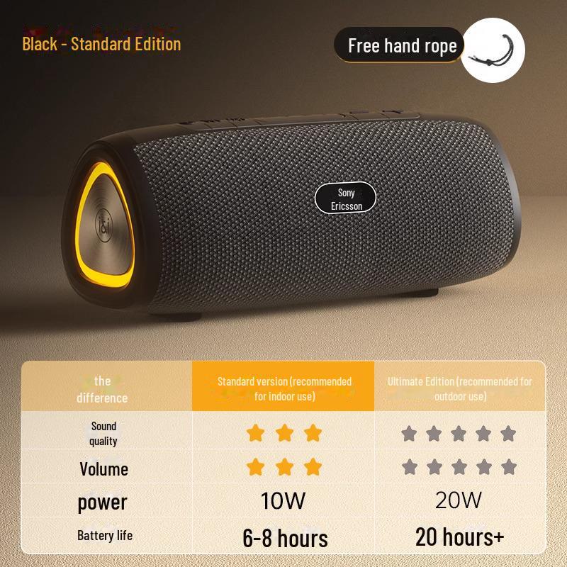 

Портативный Bluetooth-динамик Sony Ericsson S36MAX: Беспроводной, наружный, высококачественный звук, сабвуфер для дома и автомобиля.