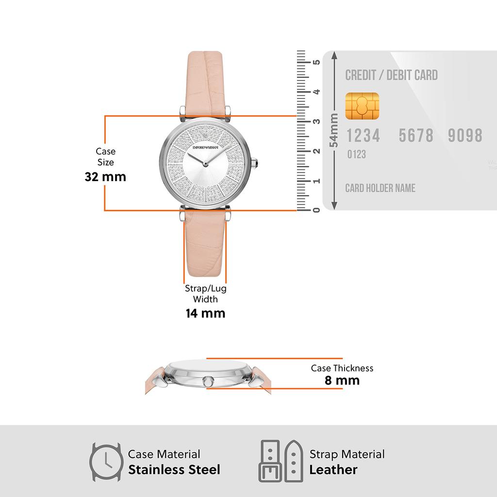 Uhr AR11543 Rosa [Emporio Armani] Damen