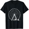 Ferris Wheel Carnival Festival County Fair Amusement Park T-Shirt(4)
