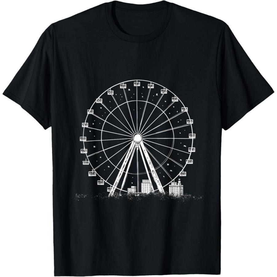 

Ferris Wheel Carnival Festival County Fair Amusement Park T-Shirt(4) S