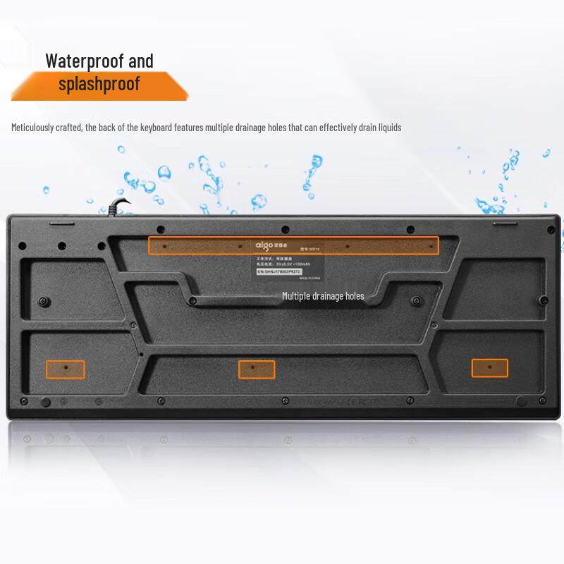 Aigo W9510 Wired Computer Keyboard