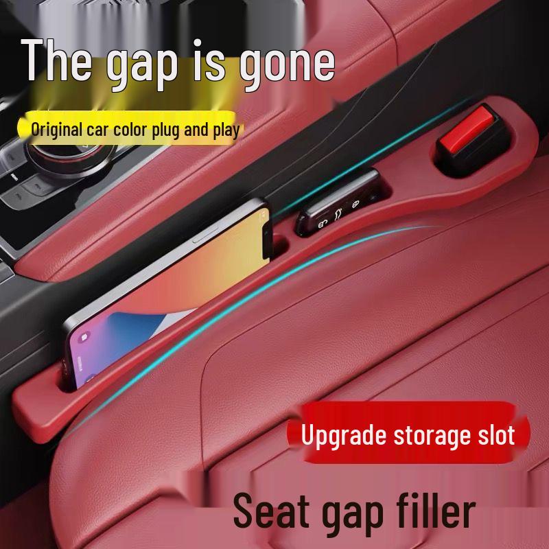 Universal Car Seat Gap Filler & Leakproof Storage Box