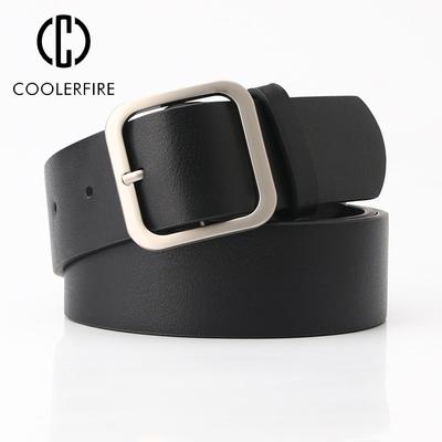 Women's Trousers Belt Pu Leather Belt for Women's Dress and Jeans Designer Belt Women Belt Simple Black Belt Female Strap DT171