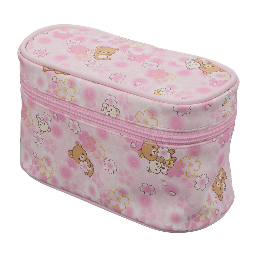 Rilakkuma Travel Pouch Set 7122 RK46. Pink Sakura