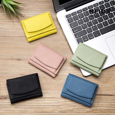 Piccola borsa da donna in pelle con fermasoldi Mini borsa da donna corta