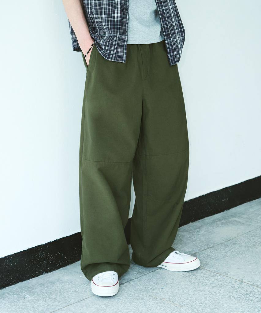 Awodeijeu Flow Linen-Like Elastic Waist Wide Pants [3 Colors]