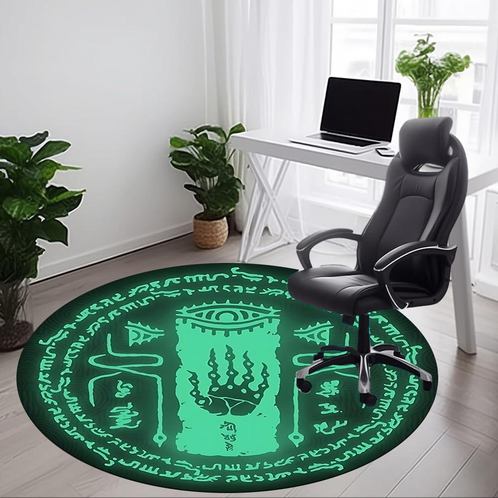 Legend of Zelda Office Round Area Rug, Indoor Mat Suitable For Office,Bedroom Living Room Home Decor, Room Deco A0908126