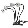 LED Grow Aluminium Alloy Light 4 Heads Bendable Adjustable USB Plant Light with Clip for Indoor