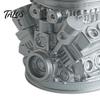 Model Talos Engine Držák na pera a tužky, Kreativní organizér na stůl pro domácí kancelář, Úložný prostor na psací potřeby na stůl, Dárek pro automobilové nadšence, Mechaniky a inženýry