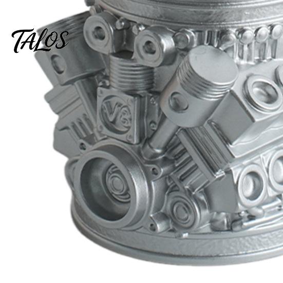 Model Talos Engine Držák na pera a tužky, Kreativní organizér na stůl pro domácí kancelář, Úložný prostor na psací potřeby na stůl, Dárek pro automobilové nadšence, Mechaniky a inženýry