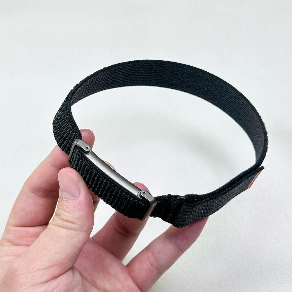 Premium Nylon Loop Strap+Metal Case for Google Fitbit Air Soft Breathable Wristband Replacement Sport Strap Fits for Fitbit Air