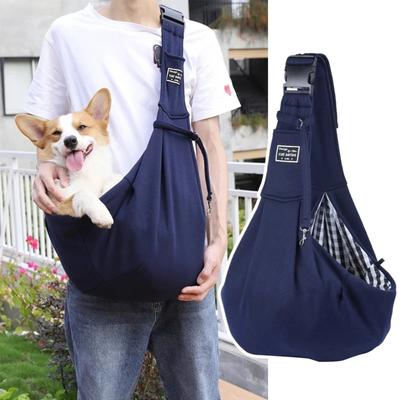 Adjustable Pet Dog Carrier Bag Outdoor Travel Puppy Single Shoulder Bags Dogs Comfort Sling Handbag Puppy Tote Pouch
