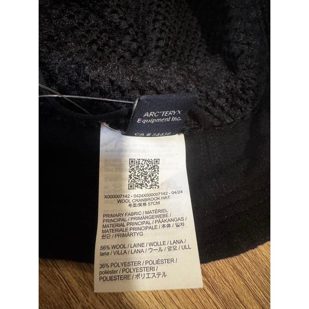 Used ARC'TERYX Wool Cranbrook Hat Black