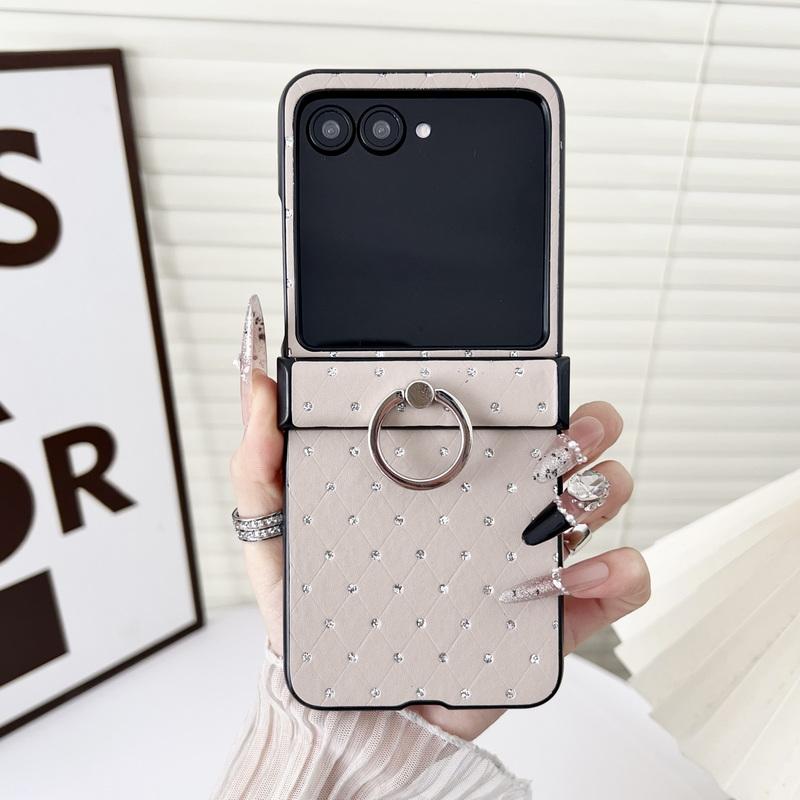 

Однотонный кожаный тонкий складной чехол из 3 предметов для Motorola Razr 60 50 Ultra 50S 40 Ultra Hard PC противоударный чехол-держатель для телефона Motorola Razr 50 Ultra золотой