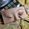 Makeup Practicing Aid Face Eyes Make Up Practice Training Mannequin Silicone Board For Cosmetologist