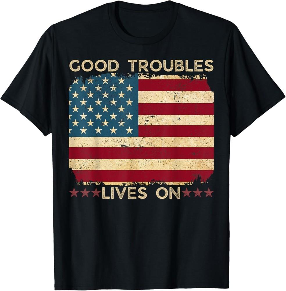 Good Necessary Trouble Lives On Resistance Protests Resist T-Shirt Unisex T-Shirt XXXXL