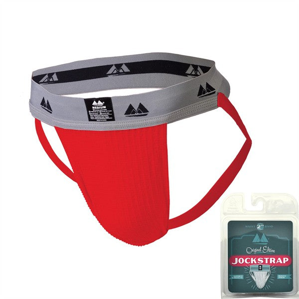 Jockstrap Original Waist 2 Band Rouge - MM Edition Jockstrap - JockStrap
