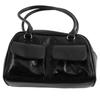 Women Shoulder Bag Retro Simple Fashionable PU Leather Underarm Handbag