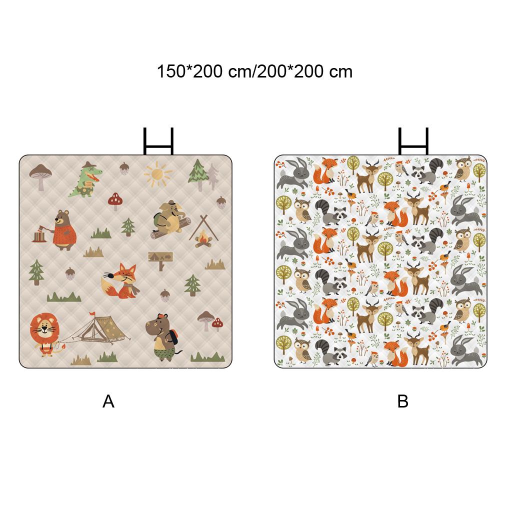 Oxford Cloth With Multiple Patterns Light And Comfortable Picnic Cloth Camping Mat Outdoor Beach Mat