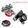 1 Pair of Brass Car Battery Terminal Connector 3 Way Positive and Negative Terminal Clamp Set Used for Cars and Trucks