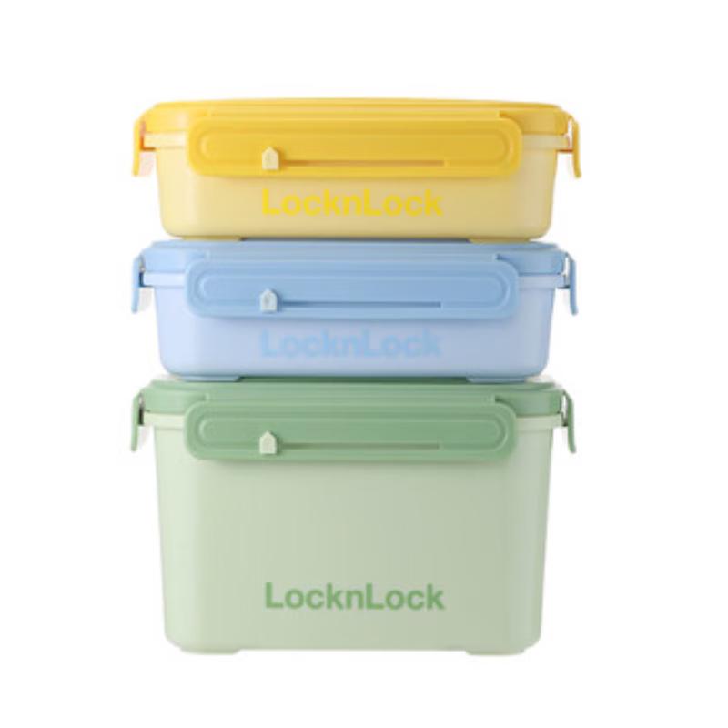 LocknLock Macaron Food Storage Container 3-Piece Set