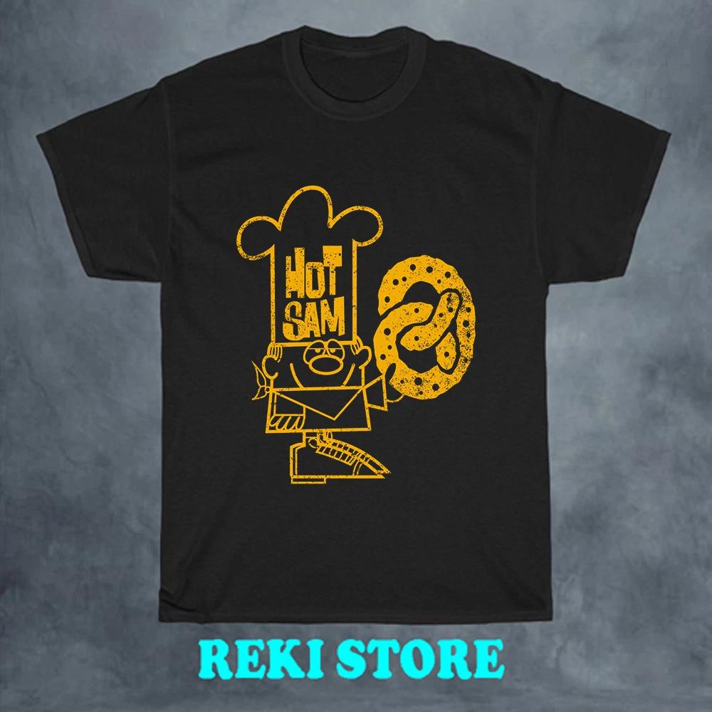 

Hot Sam Pretzels Restaurant Men s Black Size S-5XL 3XL