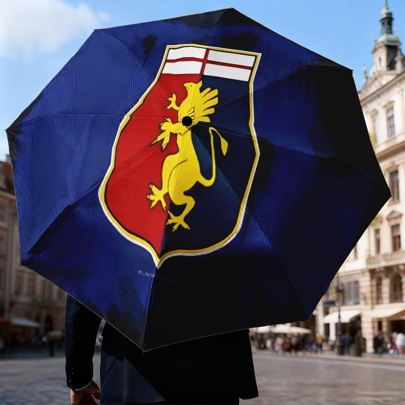 Lion Shield Genoa Automatic Folding Umbrella - 8-Rib Travel Umbrella with Auto Open/Close & Portable Gifts for holidays or birthdays