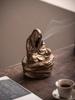 Formless Buddha Meditation Ceramic Monk Incense Holder Burner Home Living Room Garden Tearoom Yoga Room Zen Decoration