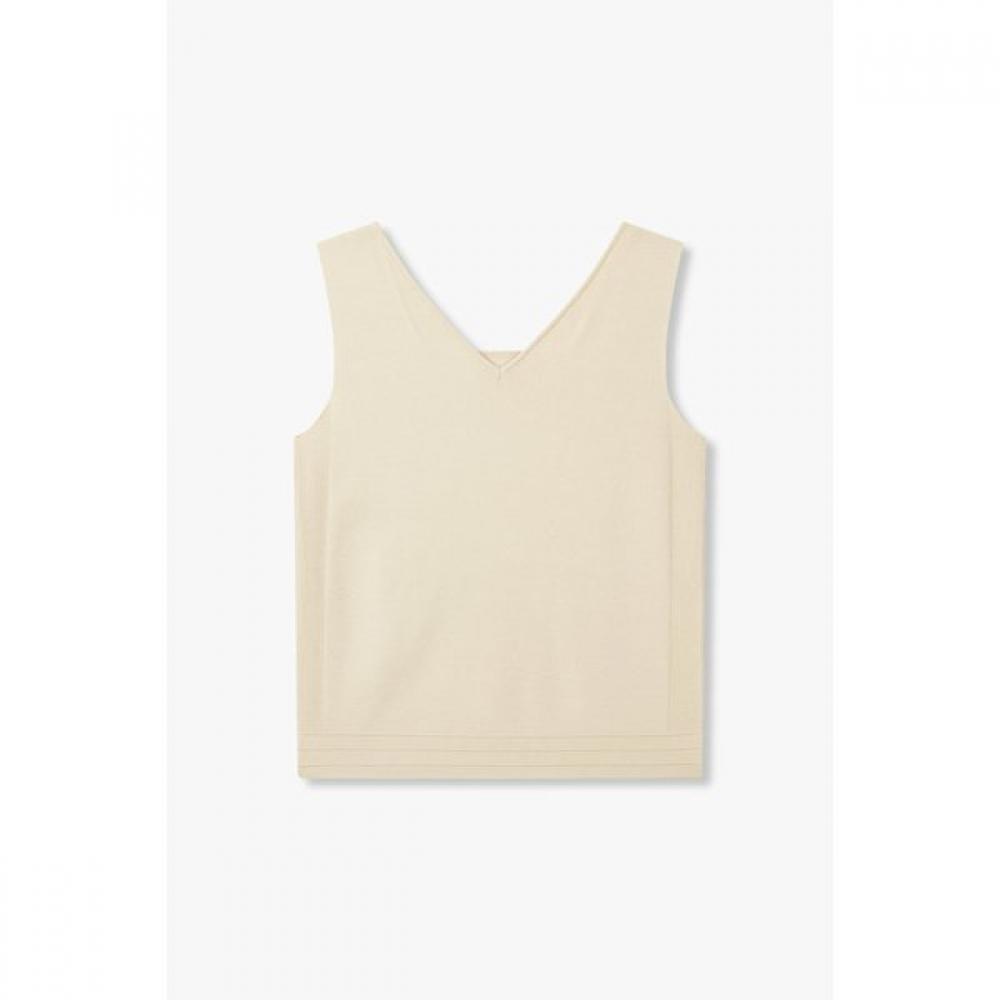Vov Two Way Sleeve Knit Pullover 7155250003 Ivory/One size