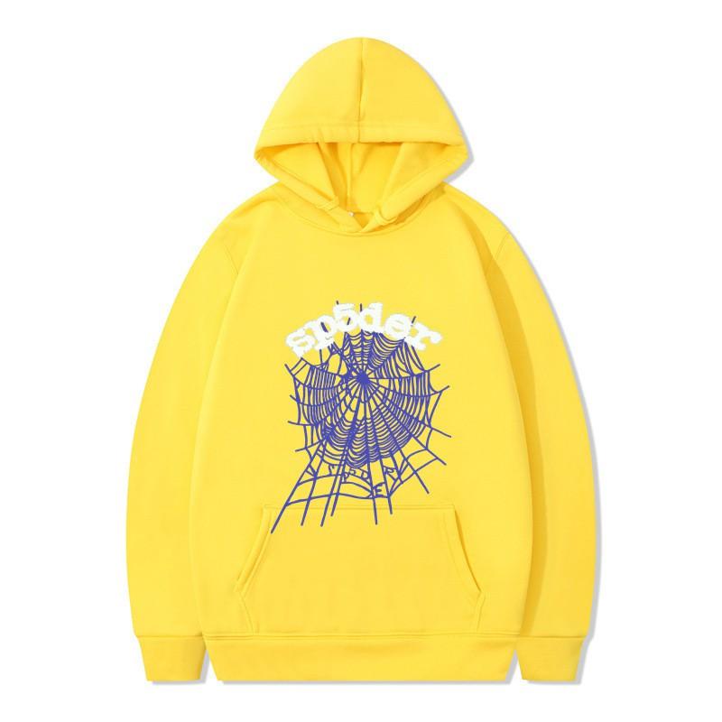 Unisex Kapuzenpullover Mit Spinnenaufdruck Lockerer Schnitt Langarm Pullover Winter