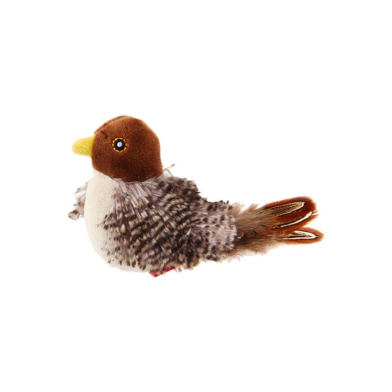 Wholesale Simulated Bird Sound Pet Toys Elastic Hanging Self-Hi Cat Toys Scratch-resistant Kittens Bored Toys