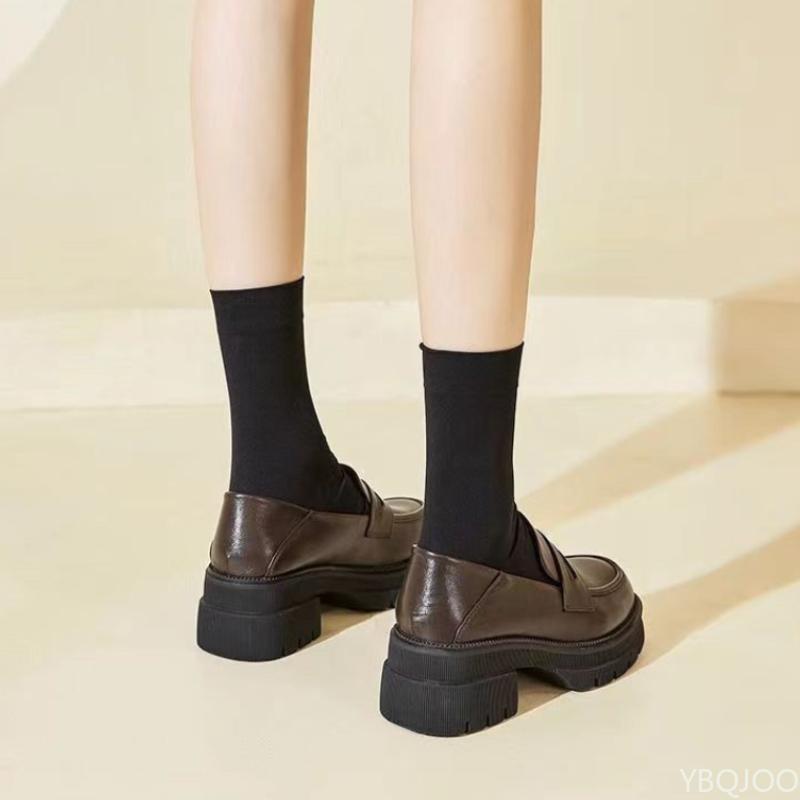 Spring Autumn Retro Loafers Women Casual Comfortable Versatile Shallow Mouth Flats